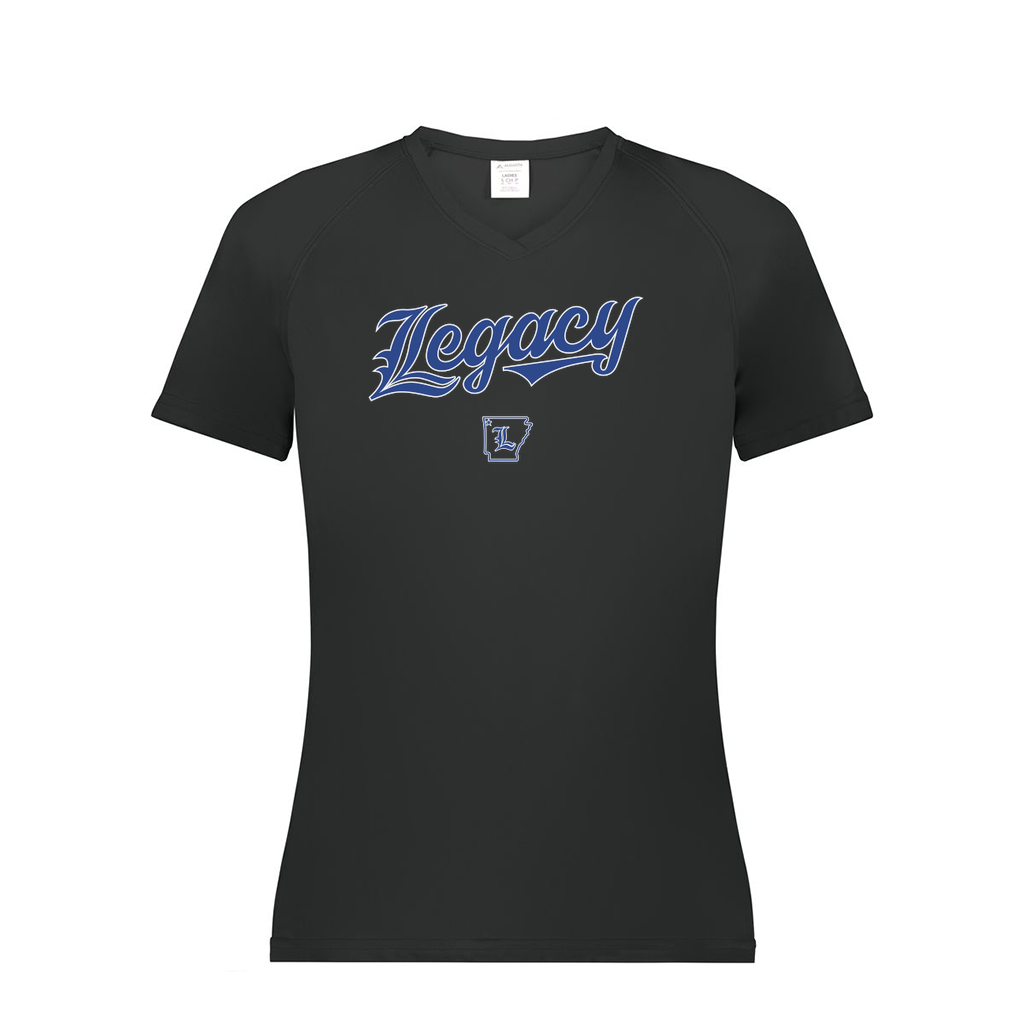 Ladies Smooth Sport V-Neck T-Shirt