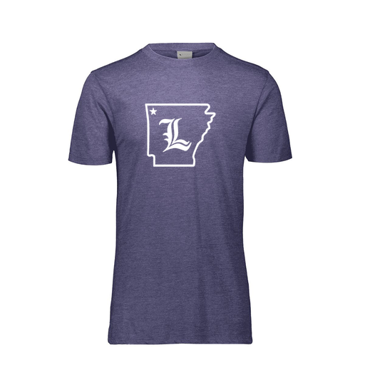[FTSCUBRY-AS-LOGO3] Decker Men's Tri-Blend T-Shirt - Short Sleeve (Adult S, Royal, Logo 3)