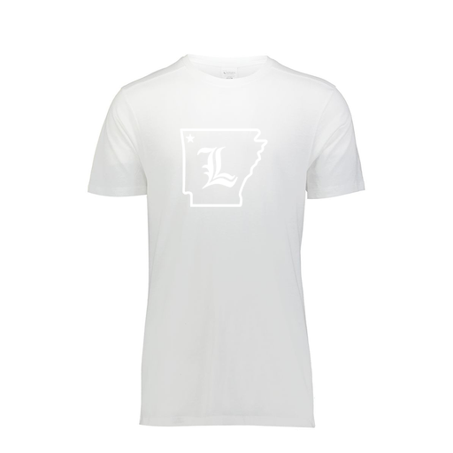 [FTSCUBWH-YS-LOGO3] Decker Youth Tri-Blend T-Shirt - Short Sleeve (Youth S, White, Logo 3)