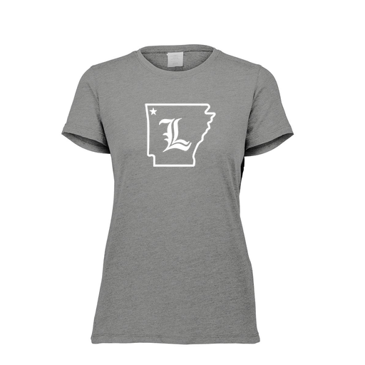 [FTSCUBGY-FAXS-LOGO3] Decker Women's Tri-Blend T-Shirt - Short Sleeve (Female Adult XS, Gray, Logo 3)