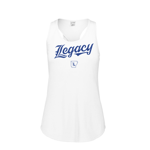 [3078.005.S-LOGO1] Ladies Tri Blend Tank Top (Female Adult S, White, Logo 1)