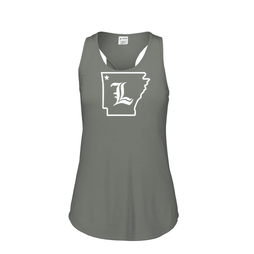 [3078.013.S-LOGO3] Ladies Tri Blend Tank Top (Female Adult S, Gray, Logo 3)