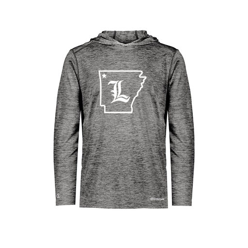 [FOLHCGBK-AS-LOGO3] Decker Men's Charge Hoodie (Adult S, Black, Logo 3)