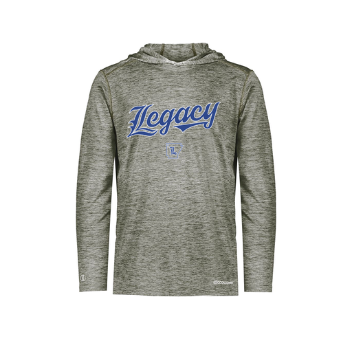 [FOLHCGGY-AS-LOGO1] Decker Men's Charge Hoodie (Adult S, Gray, Logo 1)