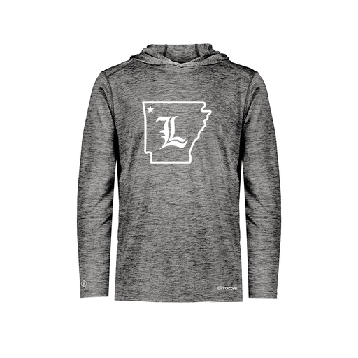 [FOLHCGBK-YS-LOGO3] Decker Youth Charge Hoodie (Youth S, Black, Logo 3)