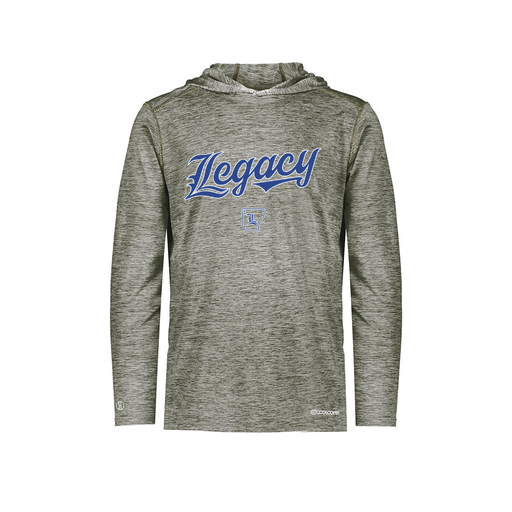 [FOLHCGGY-YS-LOGO1] Decker Youth Charge Hoodie (Youth S, Gray, Logo 1)