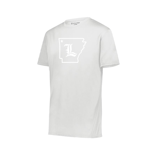 [222818.005.S-LOGO3] Men's Movement Dri Fit Shirt (Adult S, White, Logo 3)