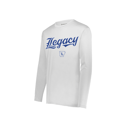 [222822.005.XS-LOGO1] Men's LS Smooth Sport Shirt (Adult XS, White, Logo 1)