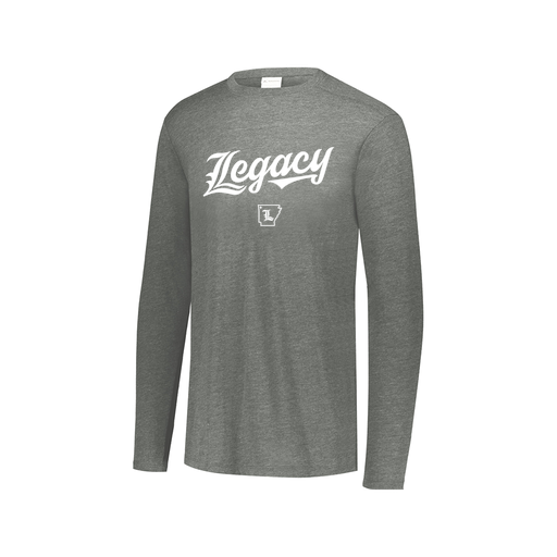 [3075.013.XS-LOGO2] Men's LS Ultra-blend T-Shirt (Adult XS, Gray, Logo 2)