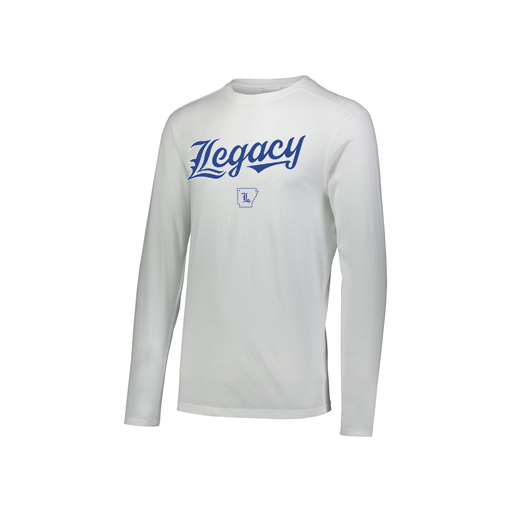 [FTLCUBWH-YS-LOGO1] Decker Youth Tri-Blend T-Shirt - Long Sleeve (Youth S, White, Logo 1)