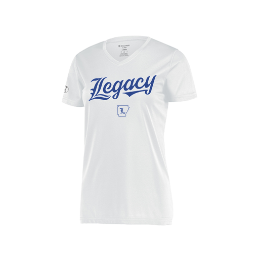 [222820.005.S-LOGO1] Ladies Movement Dri Fit Shirt (Female Adult S, White, Logo 1)